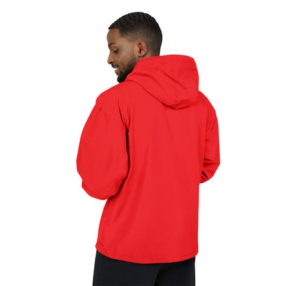 Champion Packable Anorak Jacket – Water-Resistant Lightweight Windbreaker with JC Digital Print (Unisex)