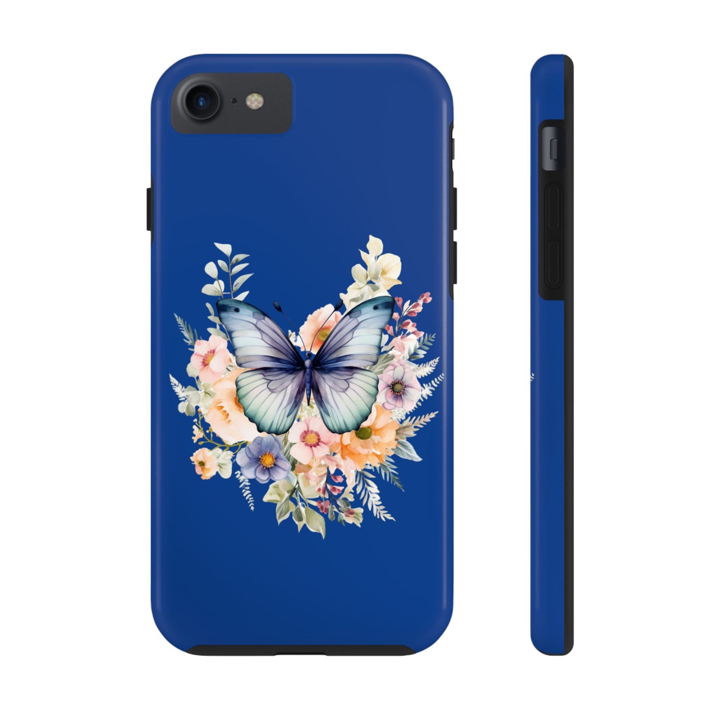 Dark Blue Tough Phone Cases