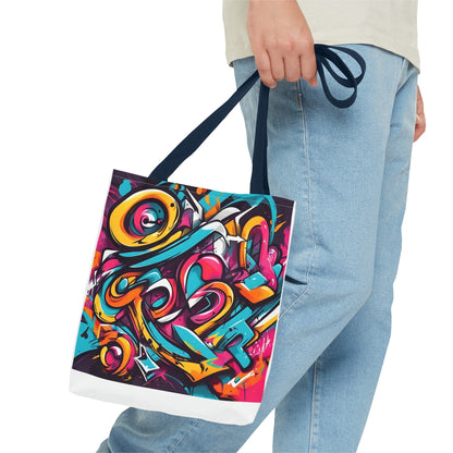 Tote Bag with Graffiti design