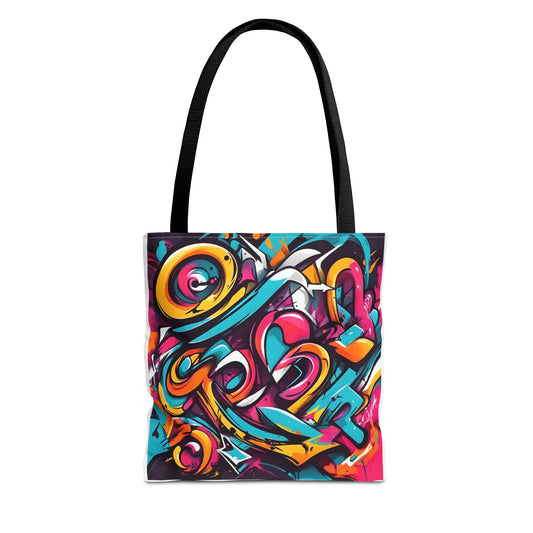 Tote Bag with Graffiti design