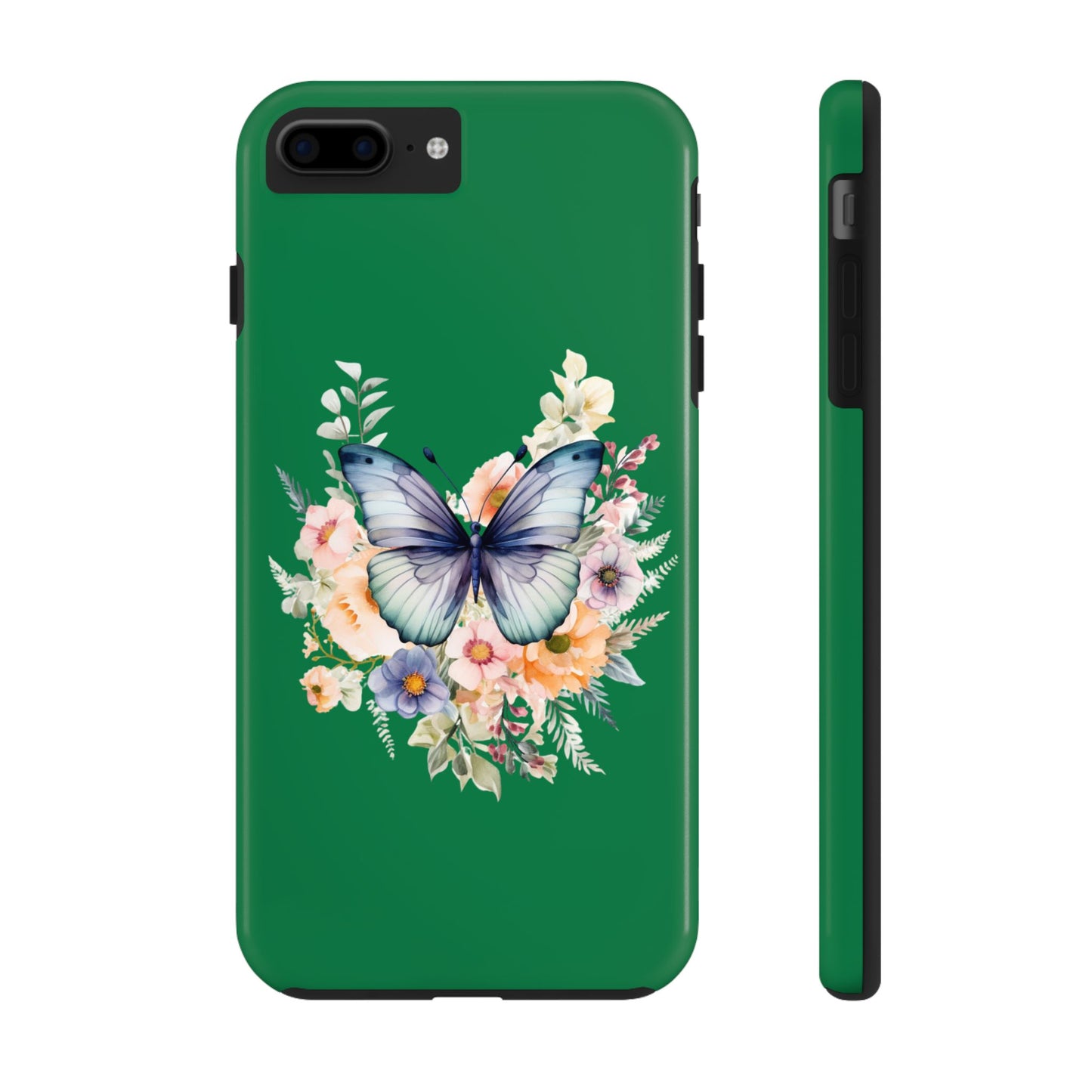 Dark Green Tough Phone Cases