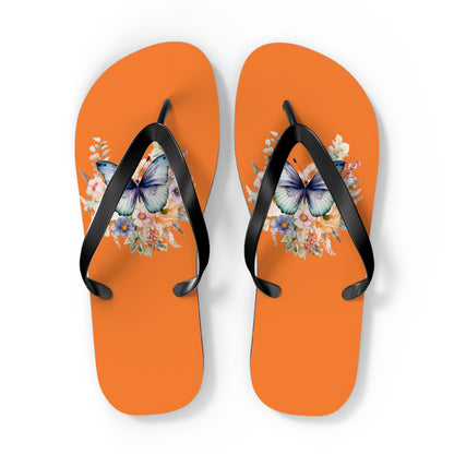 Crusta Flip Flops with Butterfly Design