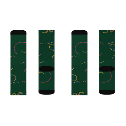 Green Socks - Sublimation