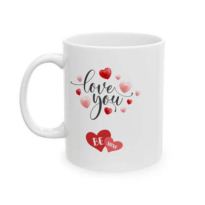 Love declaration gift, be mine mug, couples mug