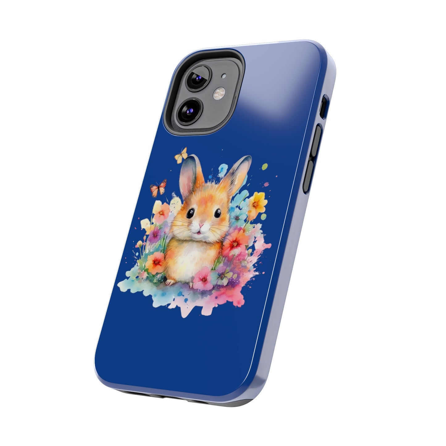 Dark Blue Tough Phone Cases Rabbit Design