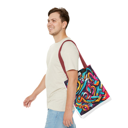 Tote Bag with Graffiti design