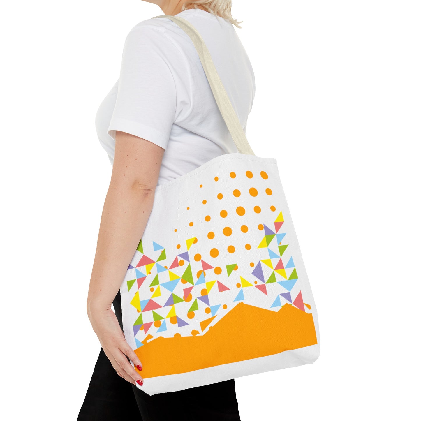 Tote Bag Geometric Design