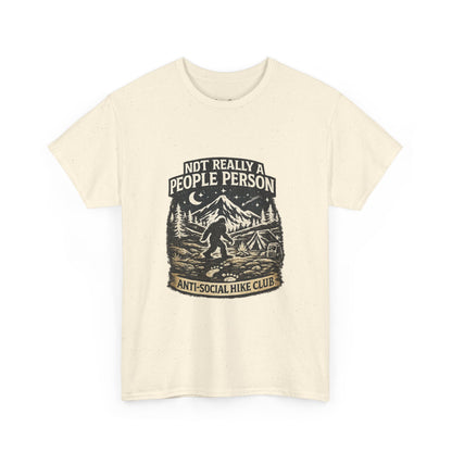 Men’s Funny Hiking T Shirt – Not Really a People Person Anti Social Hike Club Tee