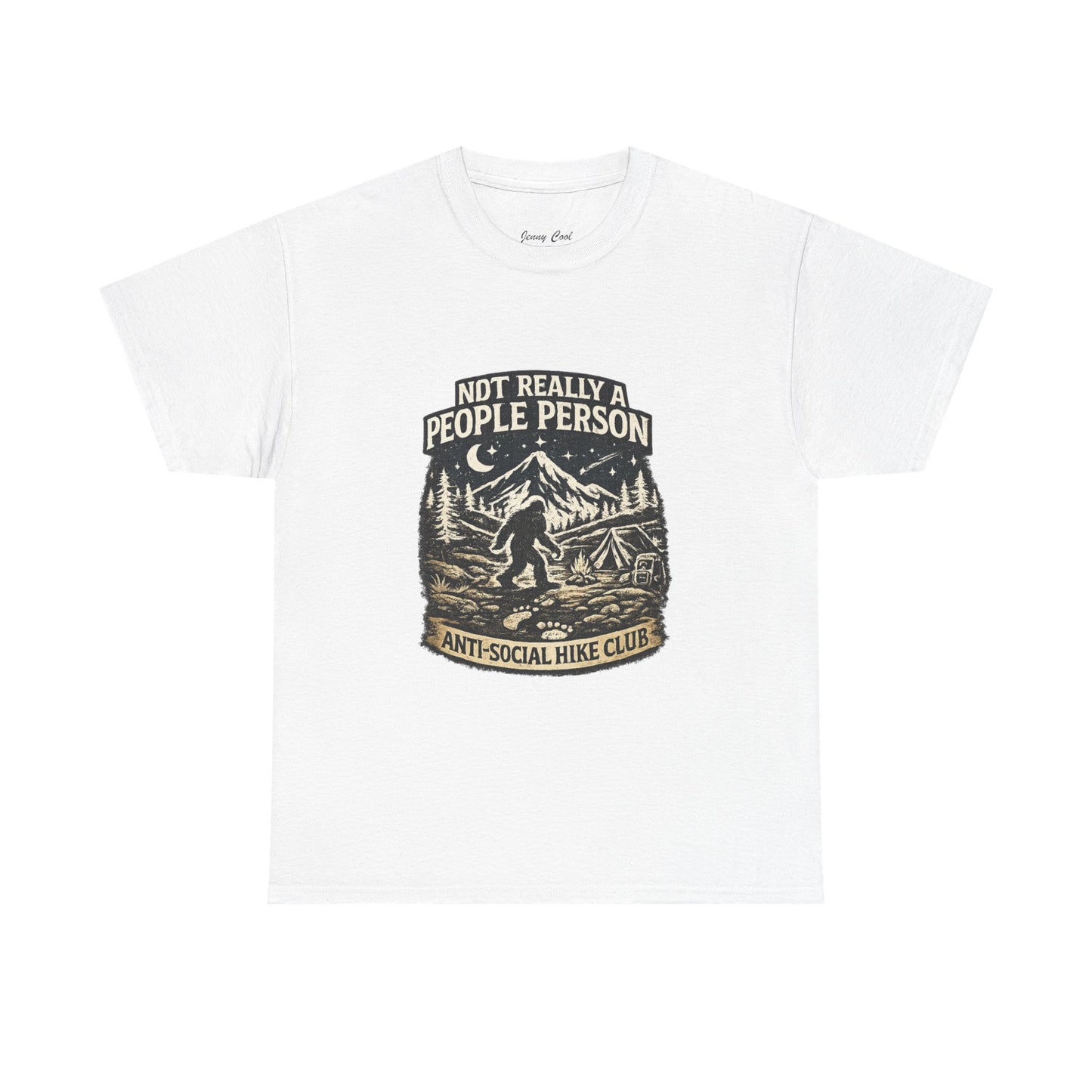 Men’s Funny Hiking T Shirt – Not Really a People Person Anti Social Hike Club Tee