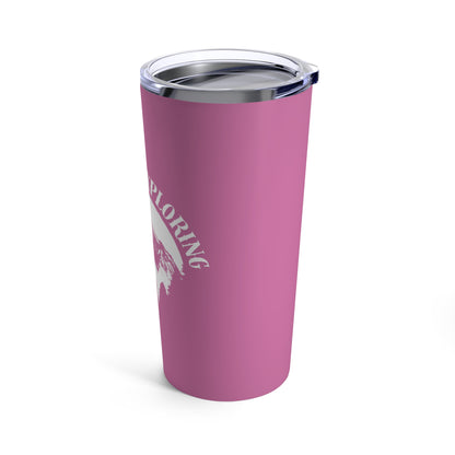 Pink Camping Tumbler 20oz