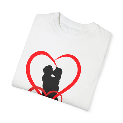 Dance Couple Heart Print UNISEX T-shirt - Gift for Her