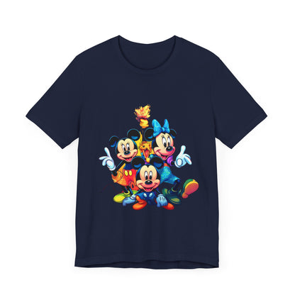 Disney Print tshirt, Mickey Mouse, t-shirt for kids, teen sleeveless, adult shirt, colorful summer apparel, men women clothe, printed