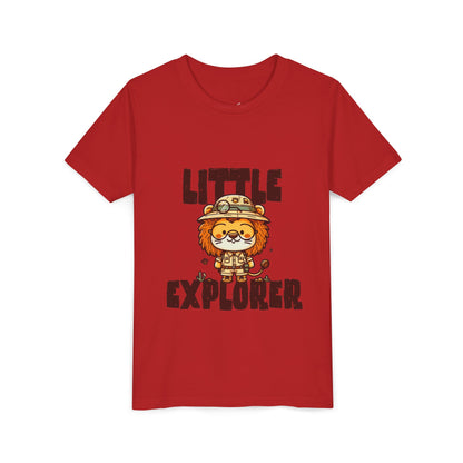 Little Explorer Kids T-Shirt – Cute Lion Safari Adventure Tee for Toddlers & Children