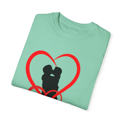 Dance Couple Heart Print UNISEX T-shirt - Gift for Her