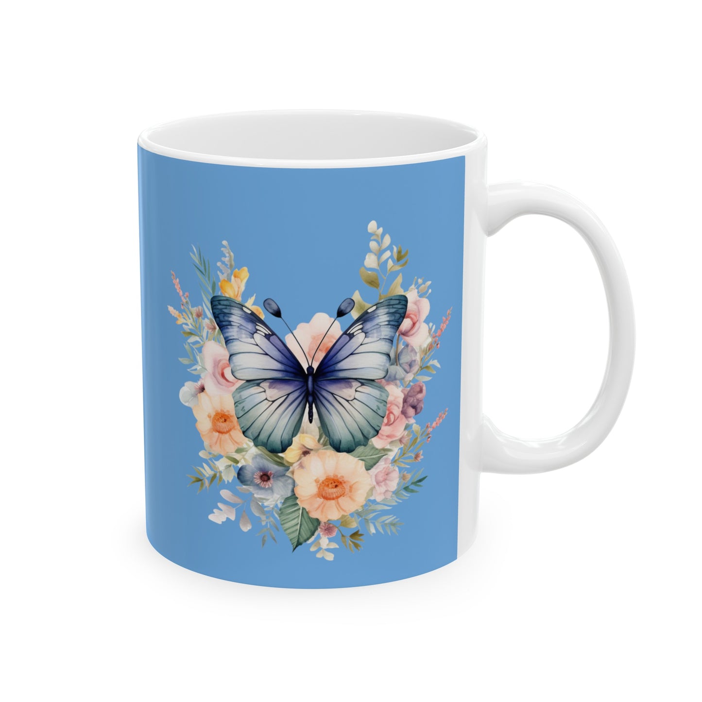 Ceramic Mug Butterfly, (11oz, 15oz)