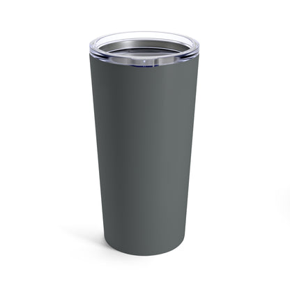 Dark Gray Camping Tumbler 20oz