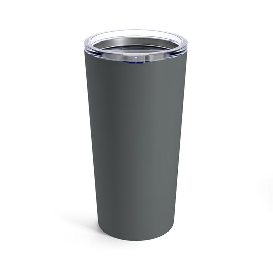 Dark Gray Camping Tumbler 20oz