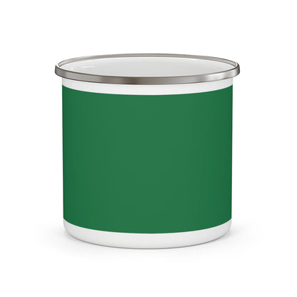 Enamel Camping Mug - Green Jenny Cool Coffee Soup Cup