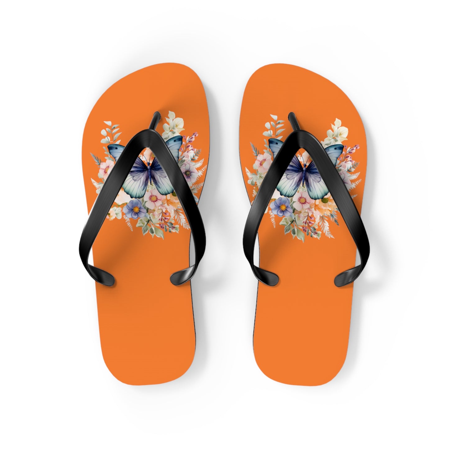 Crusta Flip Flops with Butterfly Design