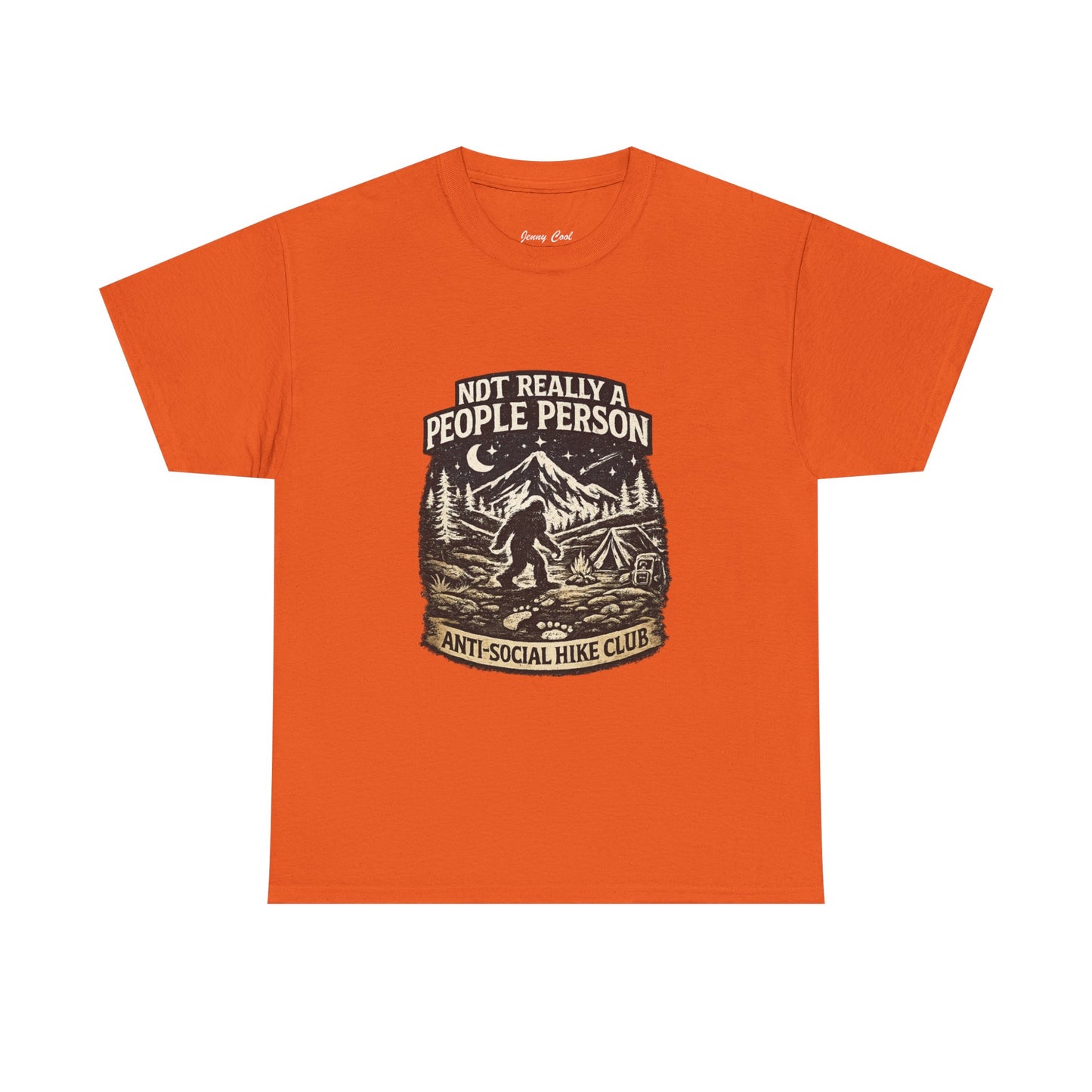 Men’s Funny Hiking T Shirt – Not Really a People Person Anti Social Hike Club Tee