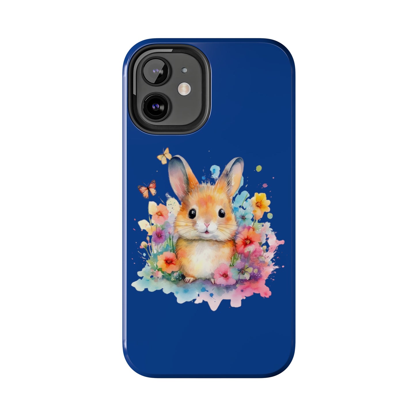 Dark Blue Tough Phone Cases Rabbit Design