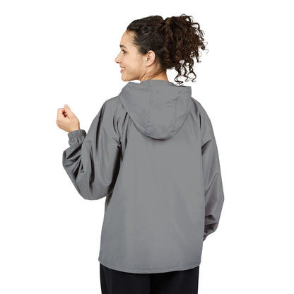 Champion Packable Anorak Jacket – Water-Resistant Lightweight Windbreaker with JC Digital Print (Unisex)