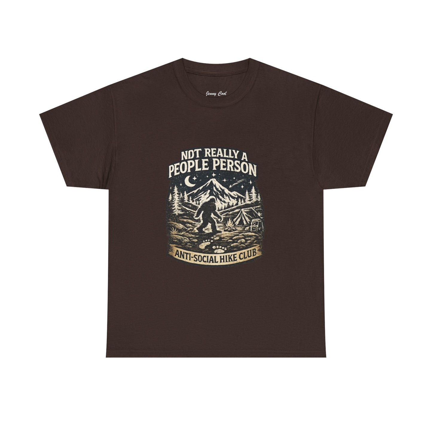 Men’s Funny Hiking T Shirt – Not Really a People Person Anti Social Hike Club Tee