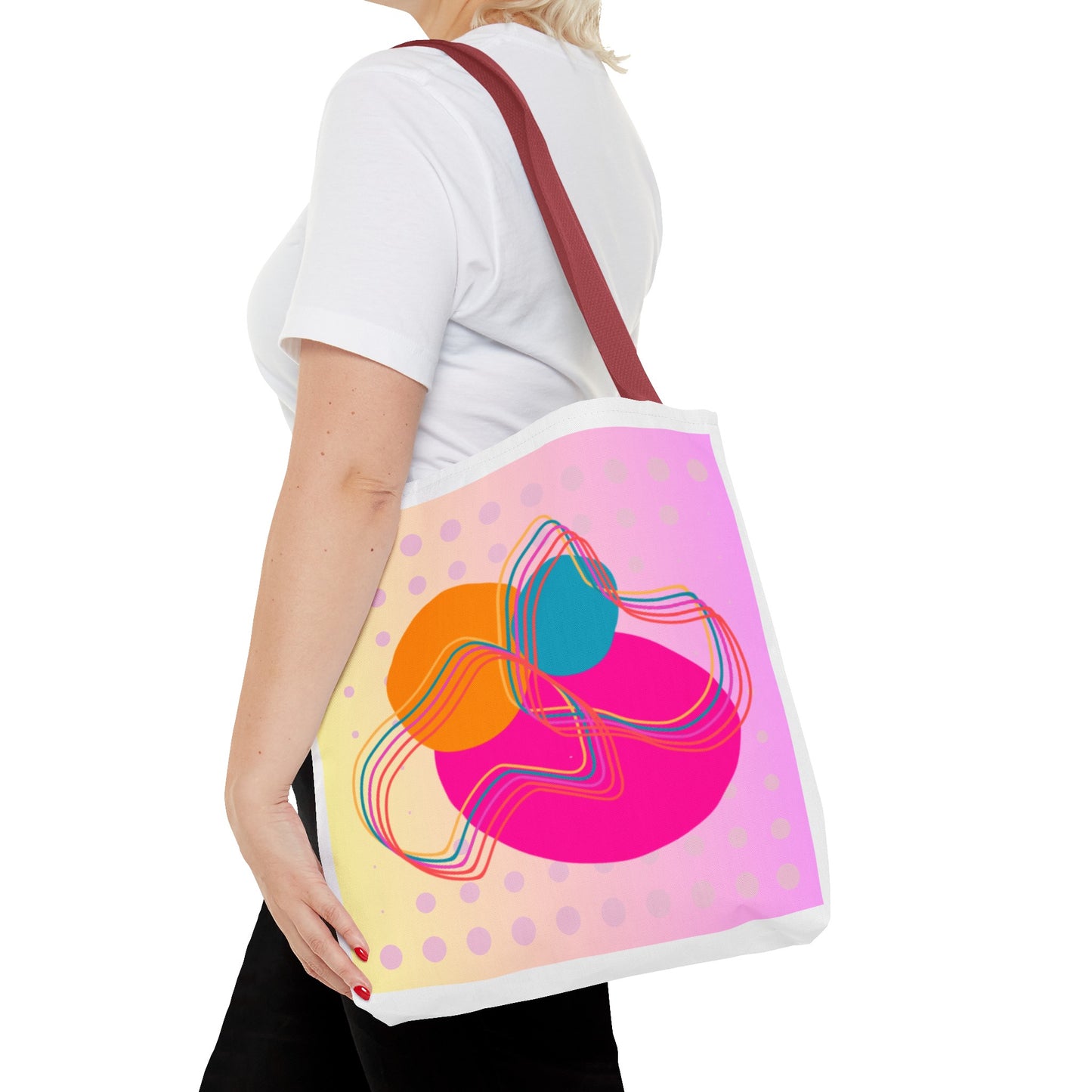 Tote Bag Geometric Design