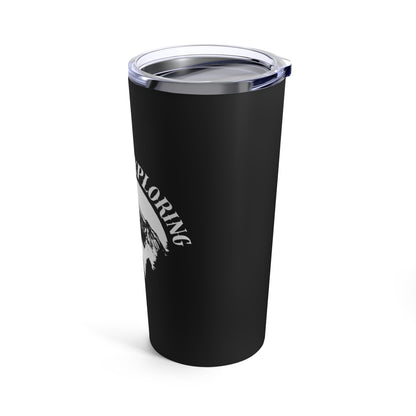 Black Camping Tumbler 20oz