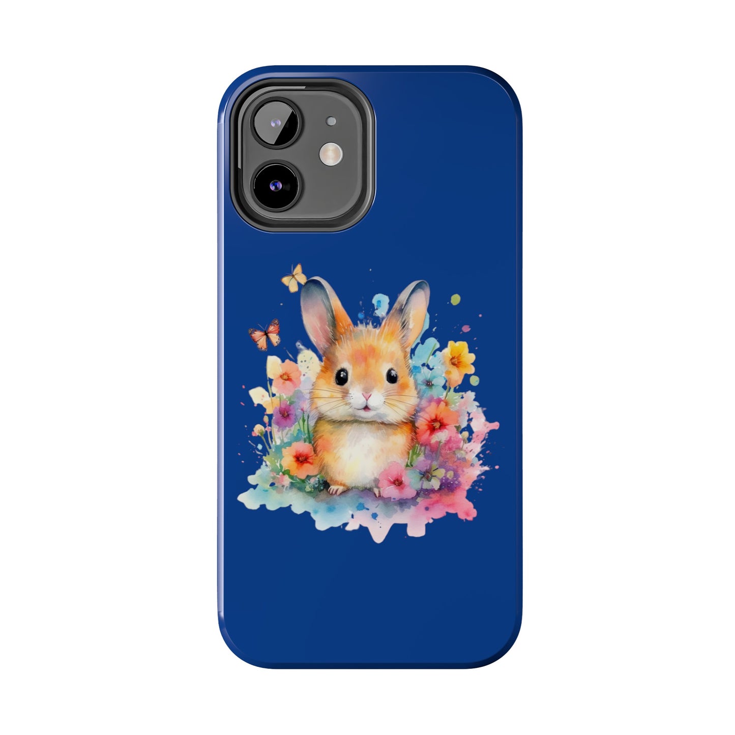 Dark Blue Tough Phone Cases Rabbit Design