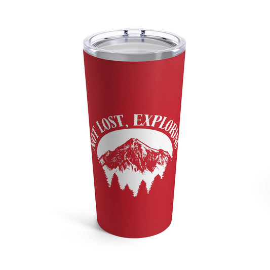 Red Camping Tumbler 20oz