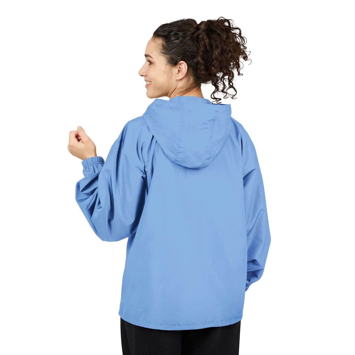 Champion Packable Anorak Jacket – Water-Resistant Lightweight Windbreaker with JC Digital Print (Unisex)