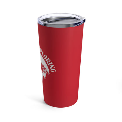 Red Camping Tumbler 20oz