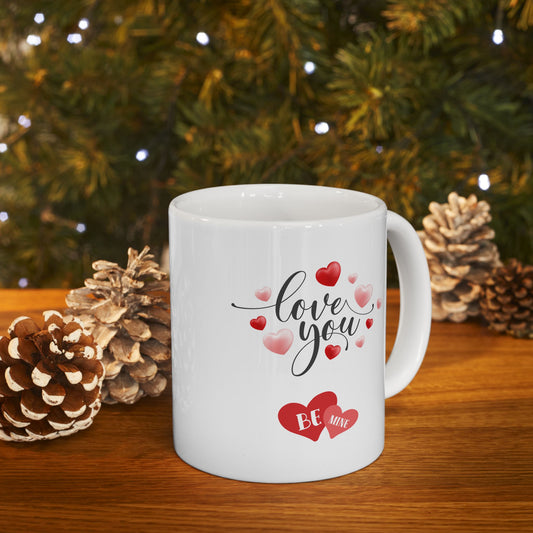 Love declaration gift, be mine mug, couples mug