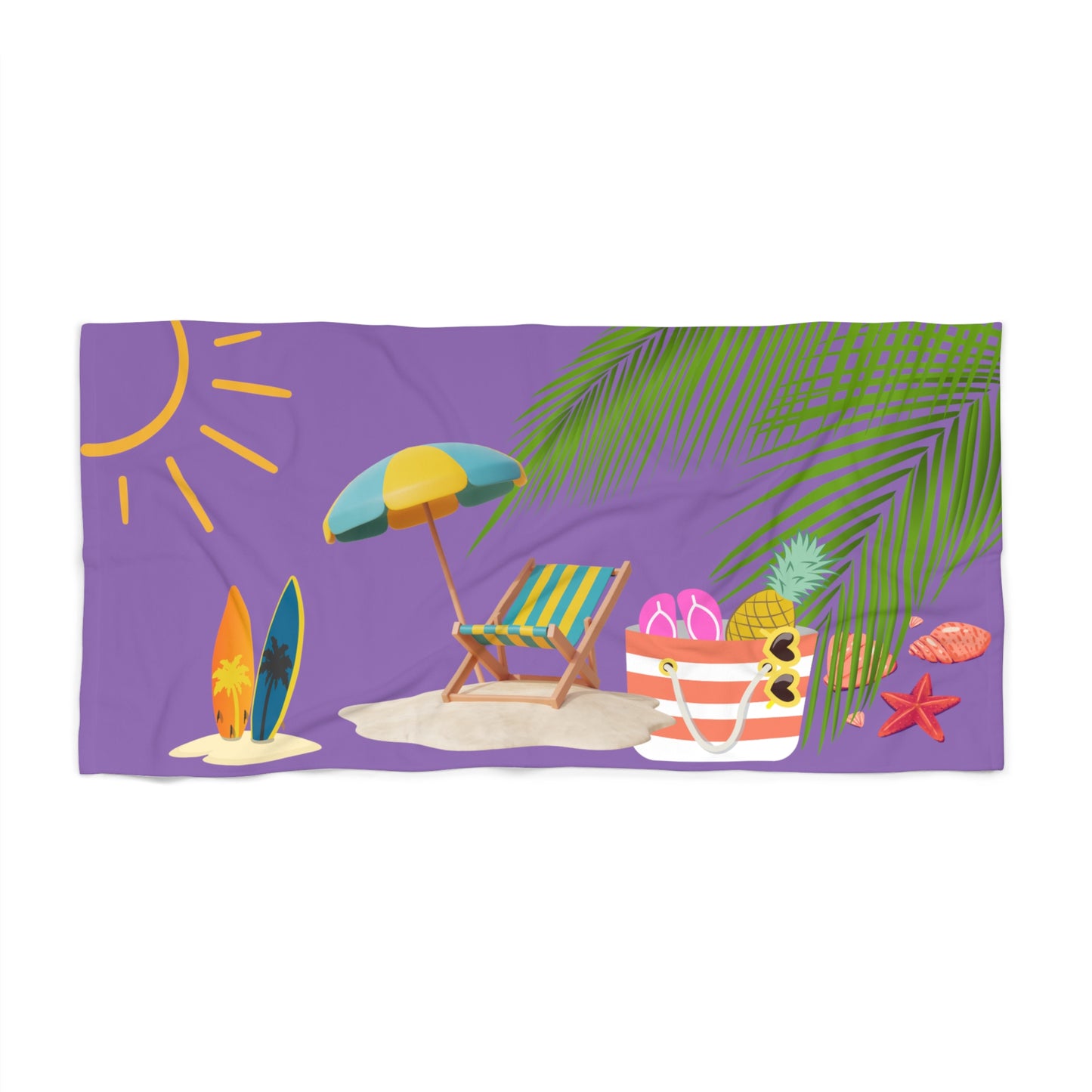 Summer Vibes Beach Towel