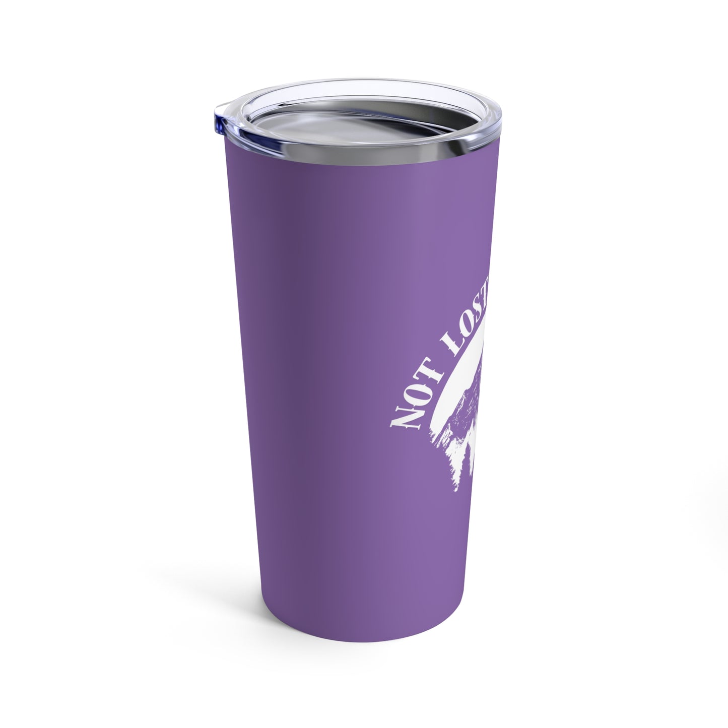 Purple Camping Tumbler 20oz