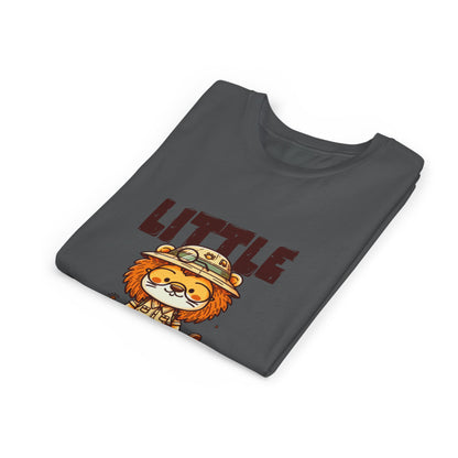 Little Explorer Kids T-Shirt – Cute Lion Safari Adventure Tee for Toddlers & Children