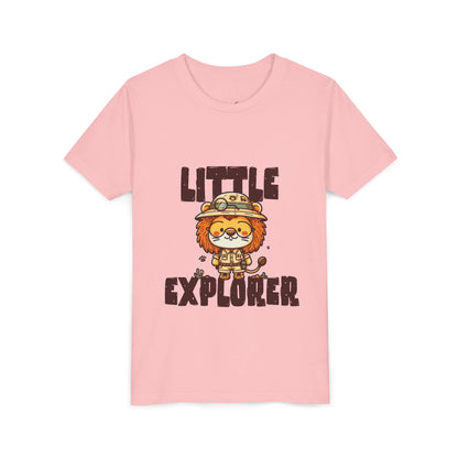 Little Explorer Kids T-Shirt – Cute Lion Safari Adventure Tee for Toddlers & Children