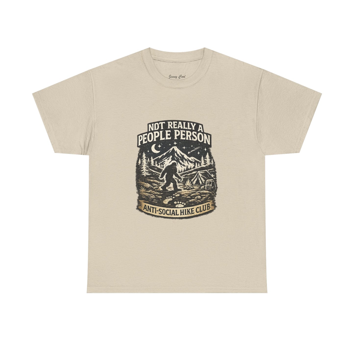Men’s Funny Hiking T Shirt – Not Really a People Person Anti Social Hike Club Tee
