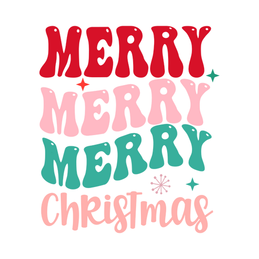 Merry Christmas Text Digital Product