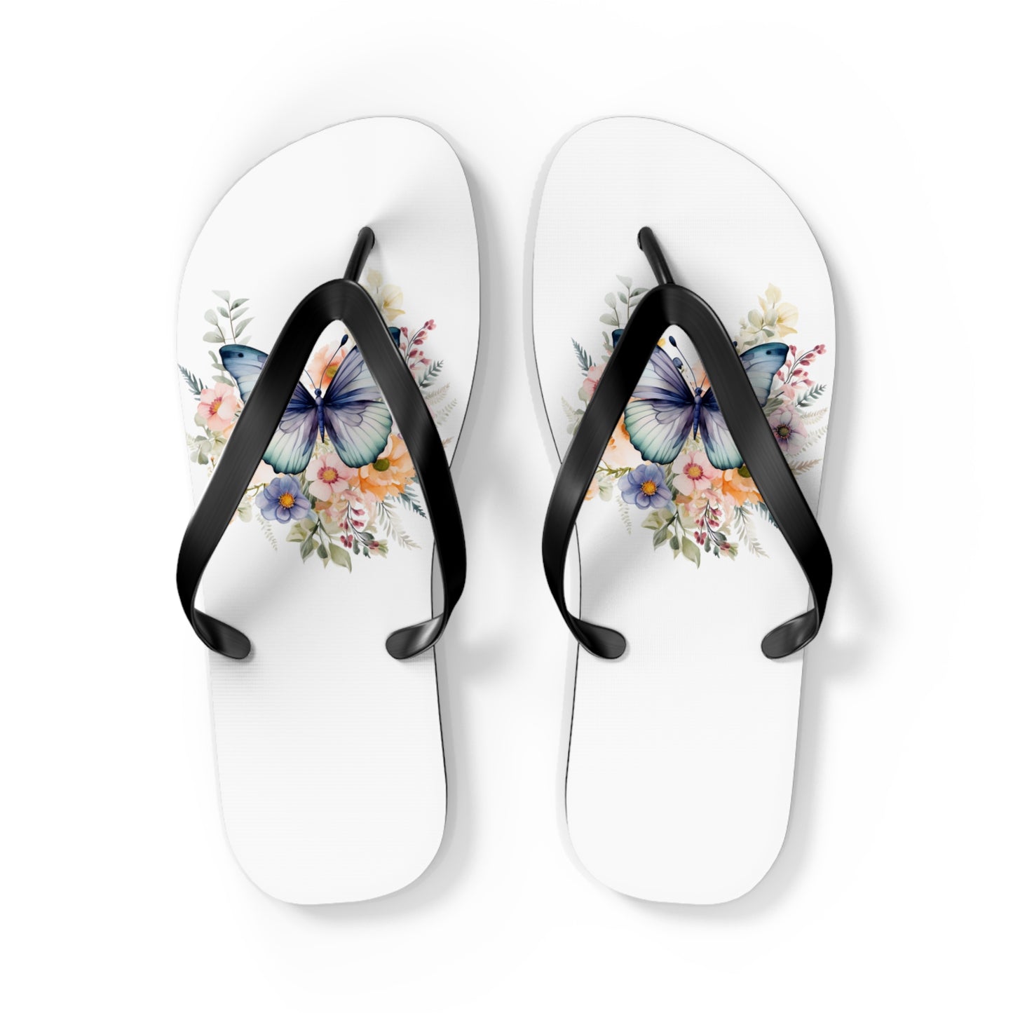 Flip Flops with Butterfly Design