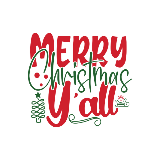 Merry Christmas Yall Digital Product