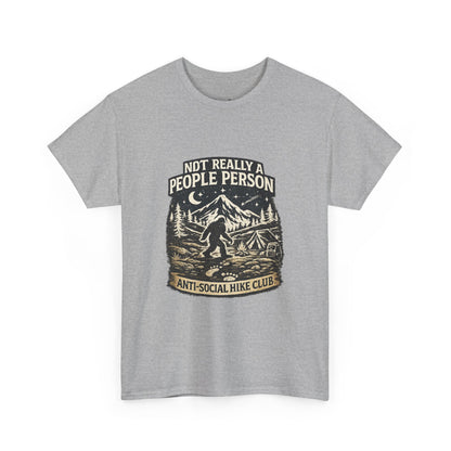 Men’s Funny Hiking T Shirt – Not Really a People Person Anti Social Hike Club Tee