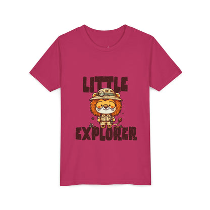 Little Explorer Kids T-Shirt – Cute Lion Safari Adventure Tee for Toddlers & Children