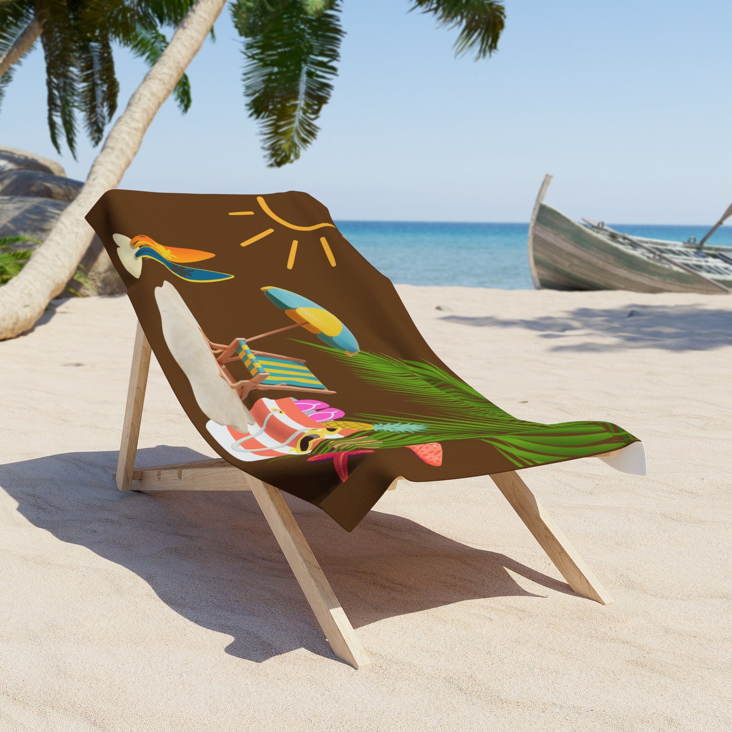 Summer Vibes Beach Towel