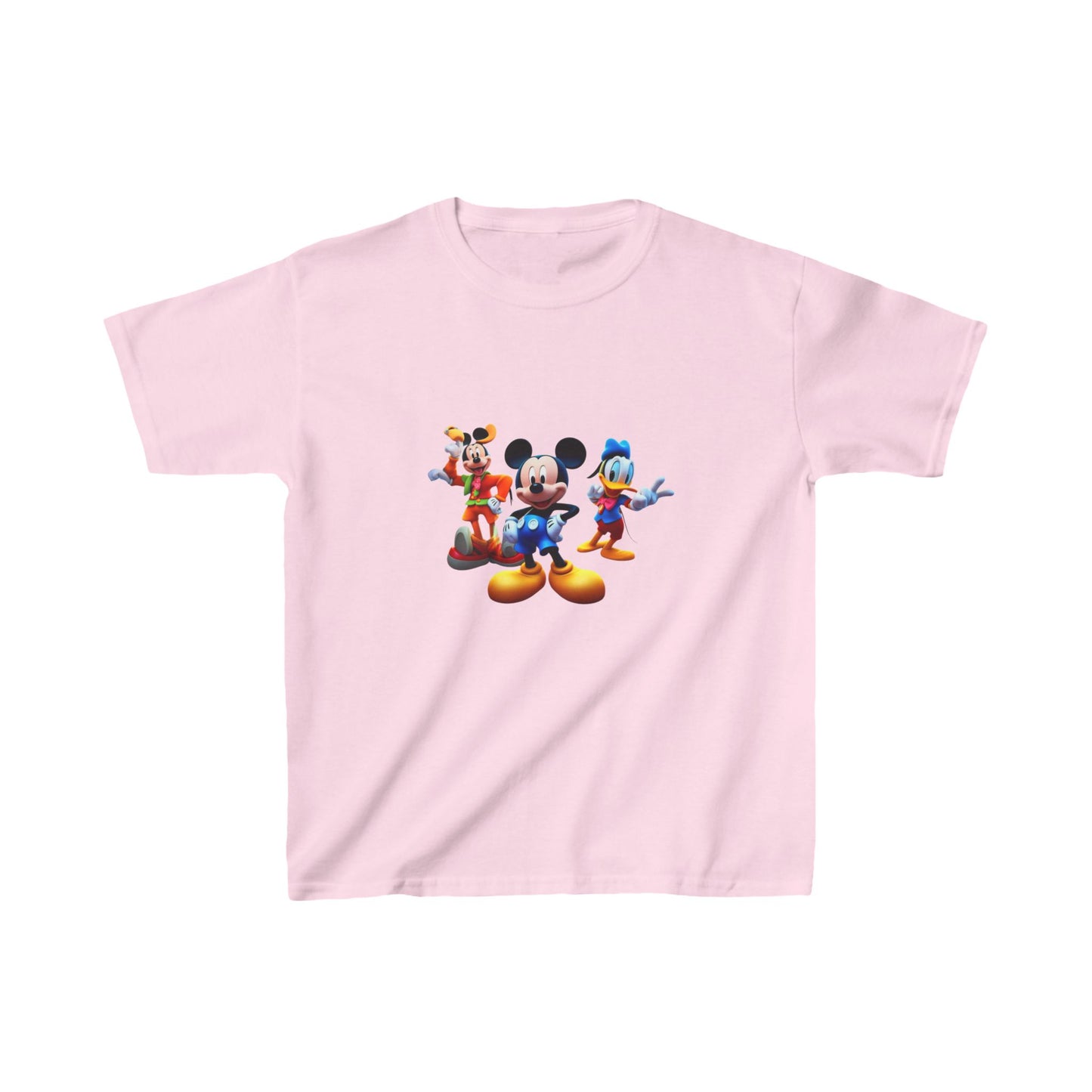 Kids Heavy Cotton™ Tee, mickey mouse printed tshirt, cartoon shirt, birthday gift for childeren, disney characters