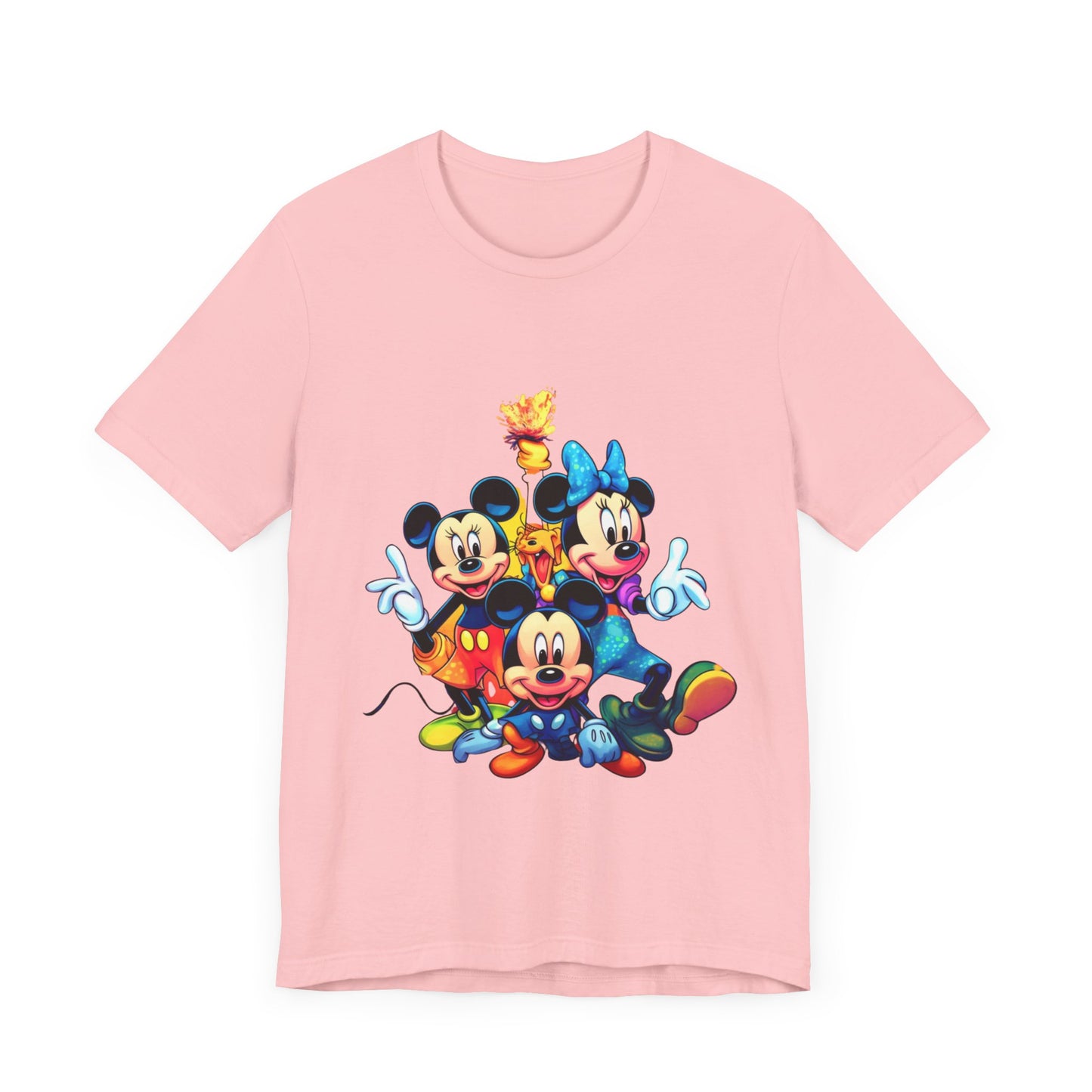 Disney Print tshirt, Mickey Mouse, t-shirt for kids, teen sleeveless, adult shirt, colorful summer apparel, men women clothe, printed