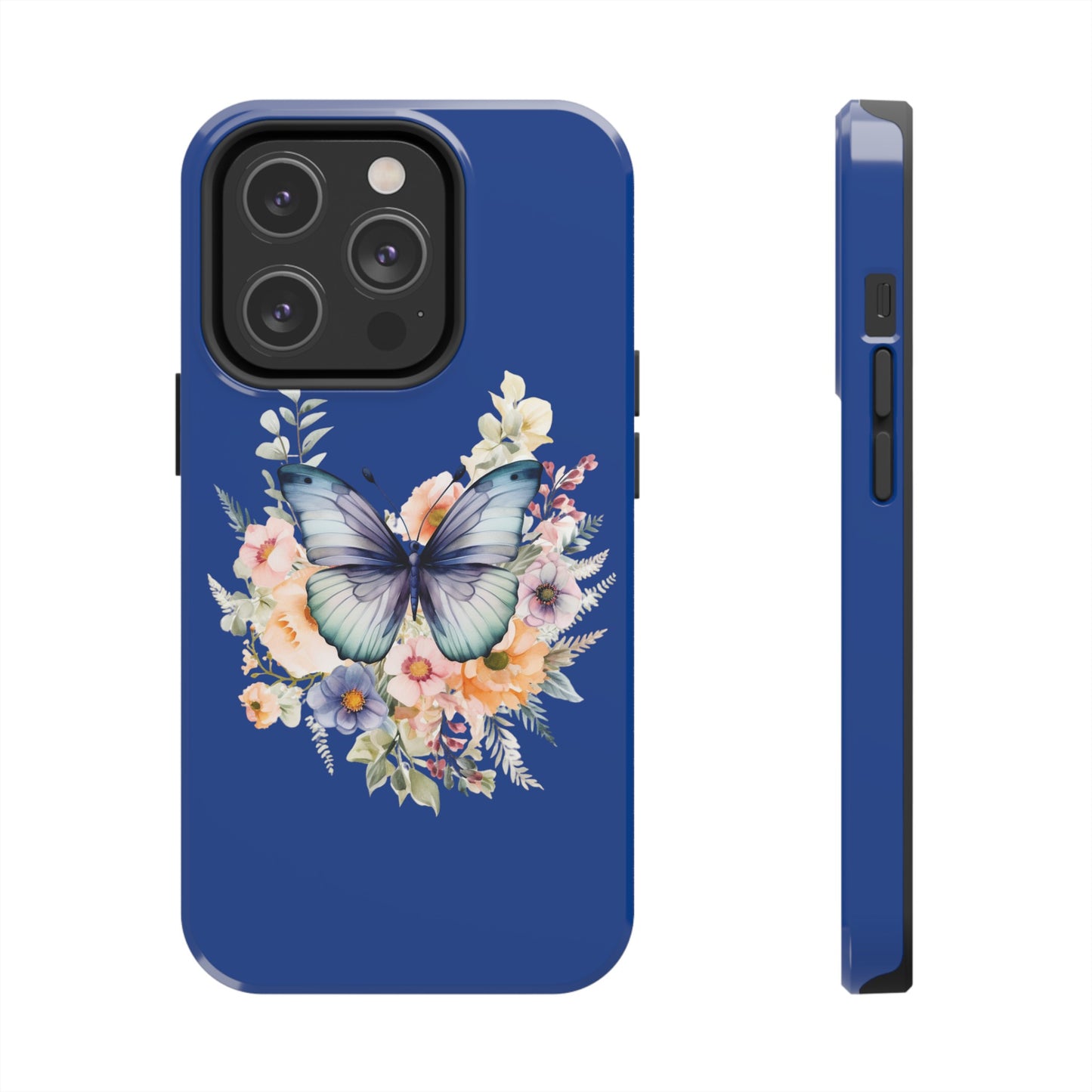 Dark Blue Tough Phone Cases