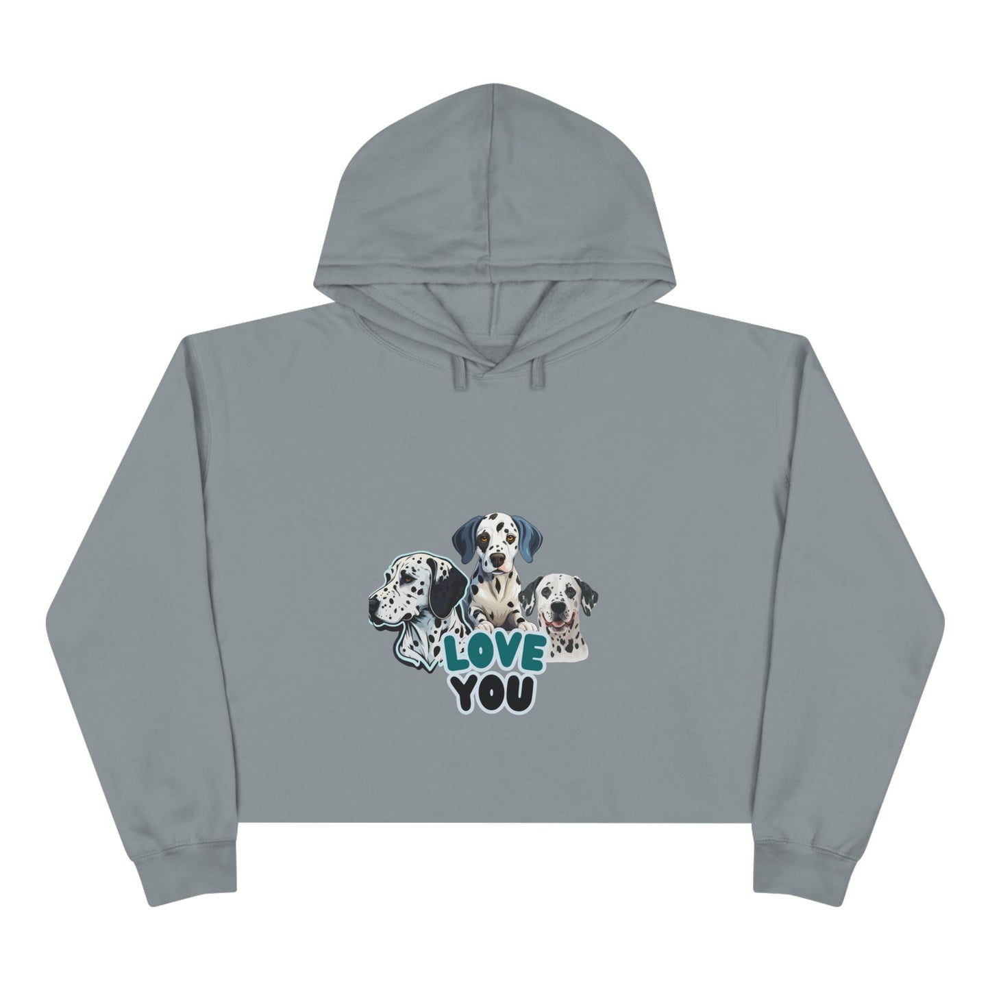 Dog Lover Crop Hoodie - Valentines Day Gift for her