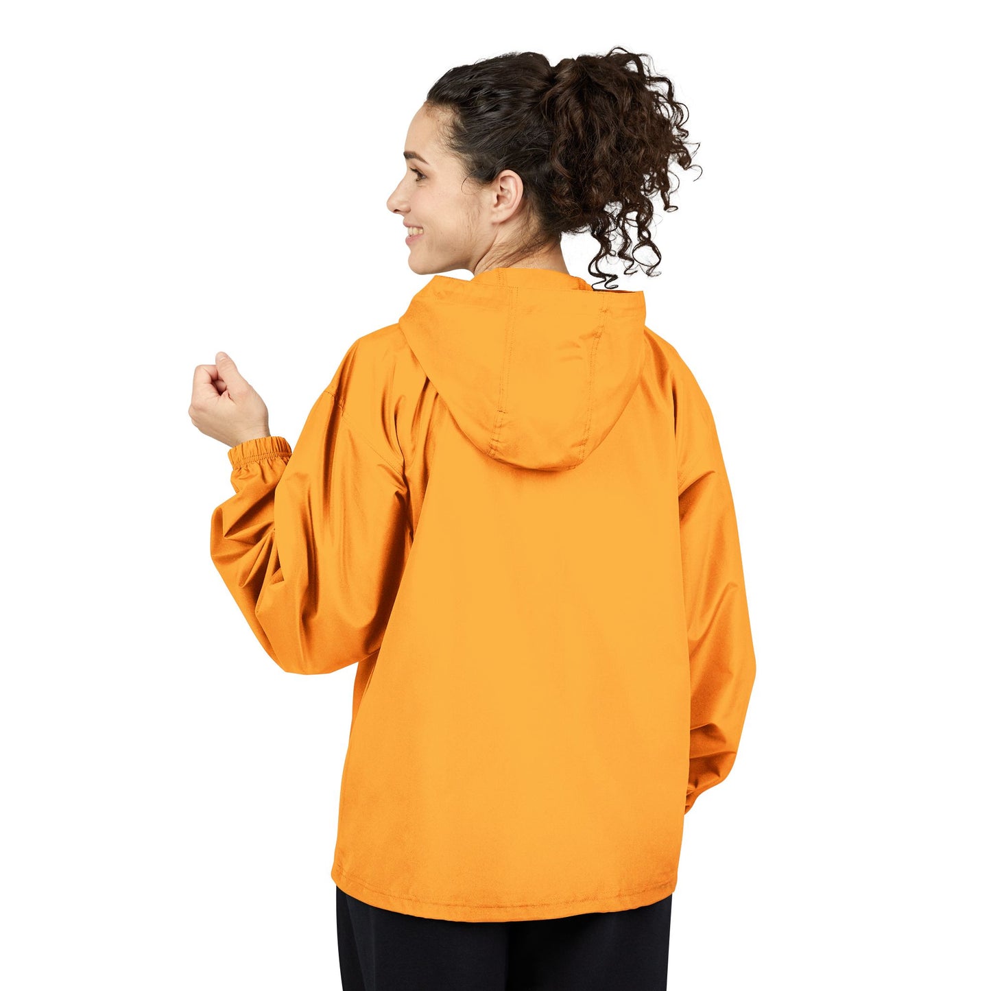 Champion Packable Anorak Jacket – Water-Resistant Lightweight Windbreaker with JC Digital Print (Unisex)